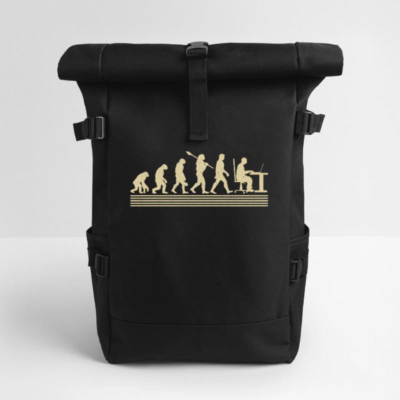 Software-developer-evolution Roll Top Backpack