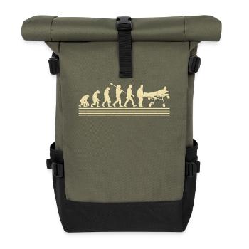 Évolution des ambulanciers paramédicaux - Sac à dos roll top - olive/noir - Devant
