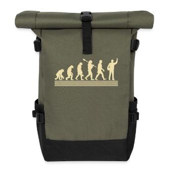Évolution du formateur - Sac à dos roll top - olive/noir - Devant