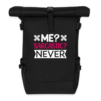 I Infirmière sarcastique - Sac à dos roll top - noir - Devant