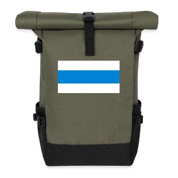 Russia Flag New - Roll Top Backpack - olive/black - Front