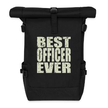 Best Officer ever Officer Gift - Roll Top Backpack - black - Front