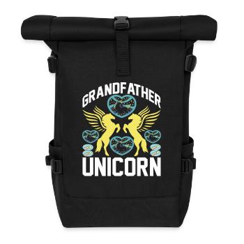 Grand-père Grand-père Licorne Licorne - Sac à dos roll top - noir - Devant