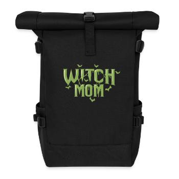 Witch Mom Halloween Holiday Custom États-Unis - Sac à dos roll top - noir - Devant