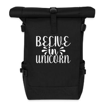 Croyance en la licorne Licorne - Sac à dos roll top - noir - Devant