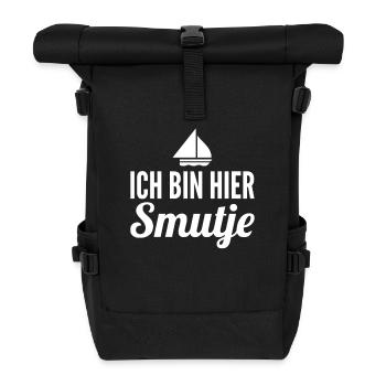 Ich bin hier Smutje - Rolltop Rucksack - Schwarz - Vorne