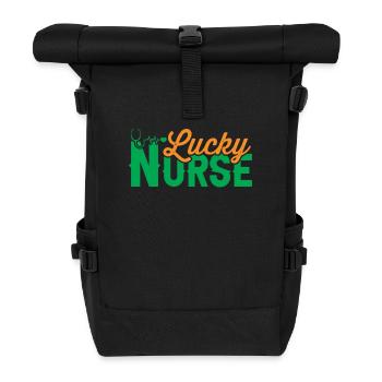 Nurse Hospital Emergency - Roll Top Backpack - black - Front