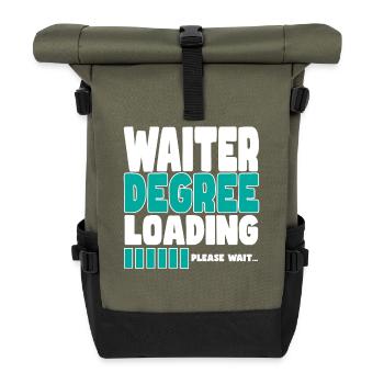 Le serveur invite à la formation - Sac à dos roll top - olive/noir - Devant