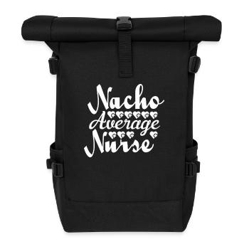 Nacho Infirmière moyenne - Sac à dos roll top - noir - Devant
