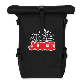 Jingle-Saft Norwegermuster - Rolltop Rucksack - Schwarz - Vorne