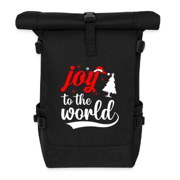 Joy for the world - Roll Top Backpack - black - Front