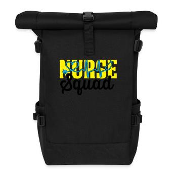Nurse squad - Rolltop Rucksack - Schwarz - Vorne