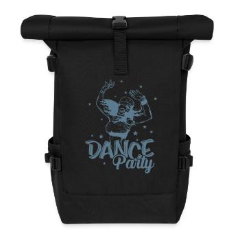 Dance Party Celebrations Dance Music Friends - Roll Top Backpack - black - Front
