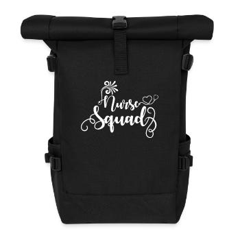 Krankenschwester Kader - Rolltop Rucksack - Schwarz - Vorne