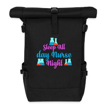 Gesundheit und Krankenpflegerin - Rolltop Rucksack - Schwarz - Vorne