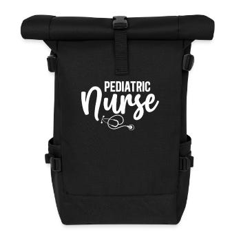 Pediatric Nurse - Roll Top Backpack - black - Front