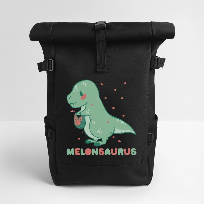 Pastèque pastèque végétarienne T Rex Sac à dos roll top