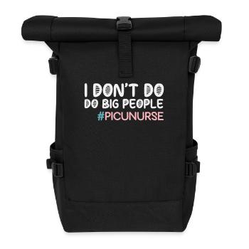 Picu Krankenschwester - Rolltop Rucksack - Schwarz - Vorne