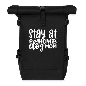 Hundemama zu Hause - Rolltop Rucksack - Schwarz - Vorne