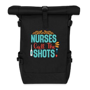 Gesundheit und Krankenpflegerin - Rolltop Rucksack - Schwarz - Vorne