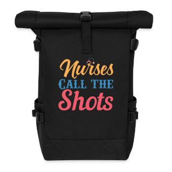 Gesundheit und Krankenpflegerin - Rolltop Rucksack - Schwarz - Vorne