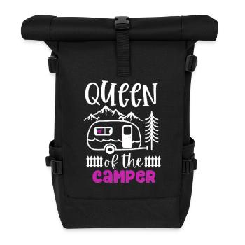 Camping-car Qeen - Sac à dos roll top - noir - Devant