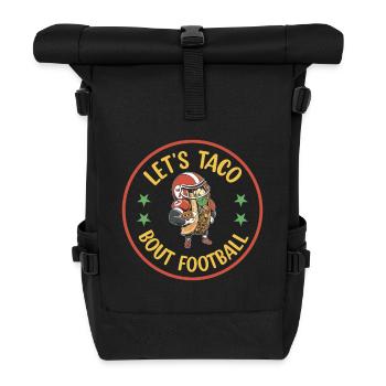 Journée du match de football Taco Bout - Sac à dos roll top - noir - Devant