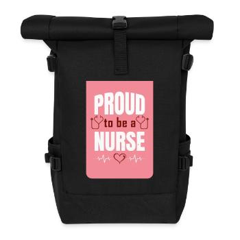 Gesundheit und Krankenpflegerin - Rolltop Rucksack - Schwarz - Vorne