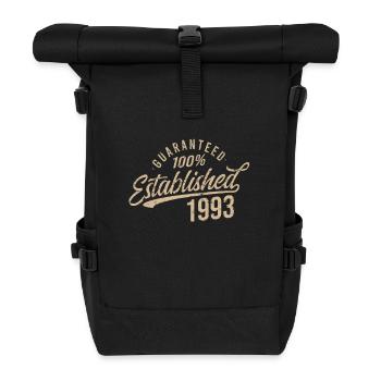 Guaranteed Established and Published in the Year - Roll Top Backpack - black - Front