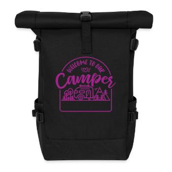 Bienvenue dans notre chemise de randonnée caravane - Sac à dos roll top - noir - Devant