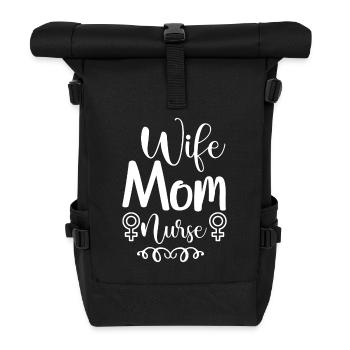 Épouse Mama Nurse - Sac à dos roll top - noir - Devant