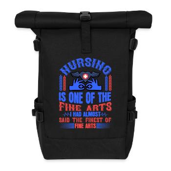 Gesundheit und Krankenpflegerin - Rolltop Rucksack - Schwarz - Vorne