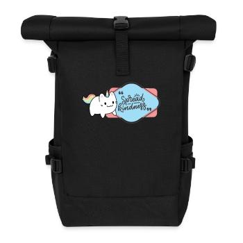 Licorne Chat Licorne - Sac à dos roll top - noir - Devant