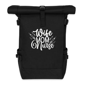 Épouse Mama Nurse - Sac à dos roll top - noir - Devant