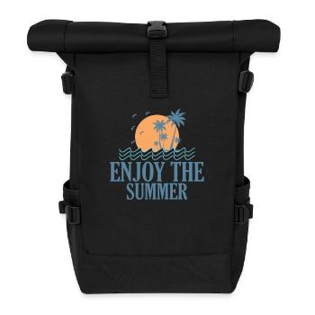 Profitez de l’été surf surf - Sac à dos roll top - noir - Devant
