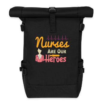 Gesundheit und Krankenpflegerin - Rolltop Rucksack - Schwarz - Vorne