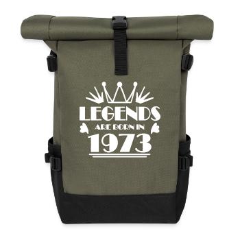 1973 - Né en 1973 - Sac à dos roll top - olive/noir - Devant