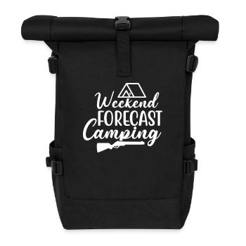 Weekend forecast Camping Camping - Roll Top Backpack - black - Front