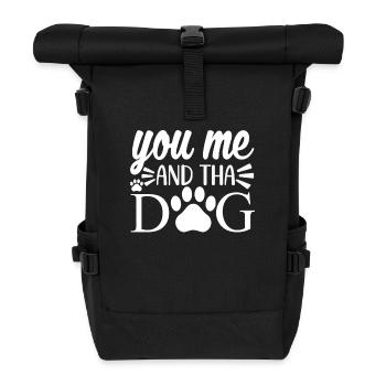 you me and the dogs - Roll Top Backpack - black - Front