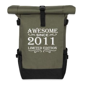 2011 - Millésime 2011 - Fantastique depuis 2011 - Sac à dos roll top - olive/noir - Devant