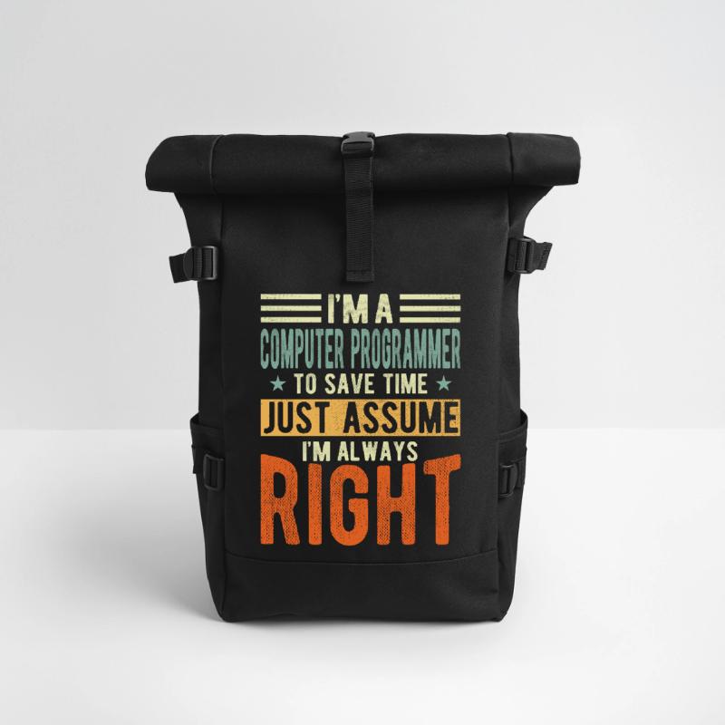 Roll Top Backpack