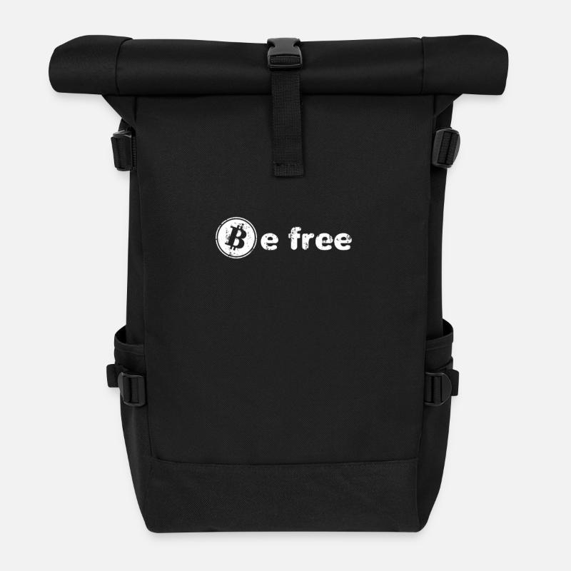L’or numérique est gratuit - Sac à dos roll top - noir