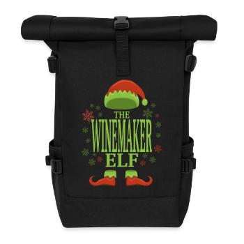 Winegrower Christmas Elf - Roll Top Backpack - black - Front
