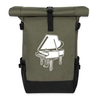 Wing - Roll Top Backpack - olive/black - Front