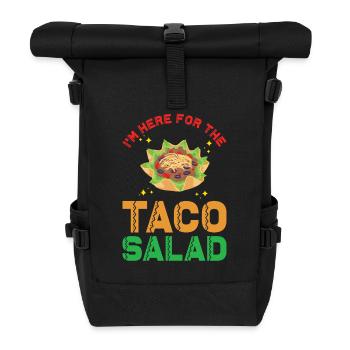 Salade de tacos - Sac à dos roll top - noir - Devant