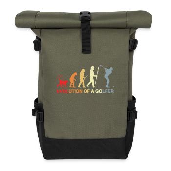 Golfer Evolution - Rolltop Rucksack - Olive/Schwarz - Vorne