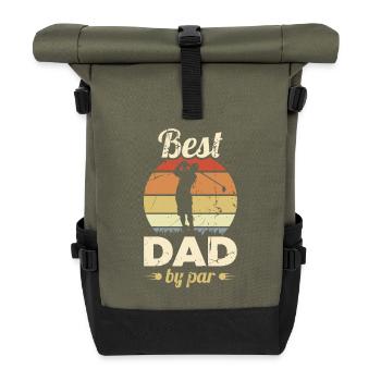 Golf Vater - Rolltop Rucksack - Olive/Schwarz - Vorne