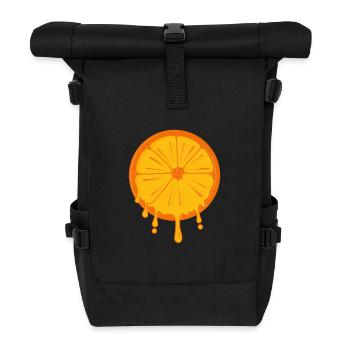 Cherries - Roll Top Backpack - black - Front