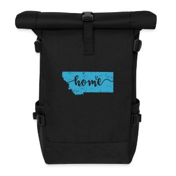 Montana Home USA America - Roll Top Backpack - black - Front