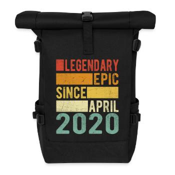 Anniversaire avril 2020 Épopée légendaire - Sac à dos roll top - noir - Devant